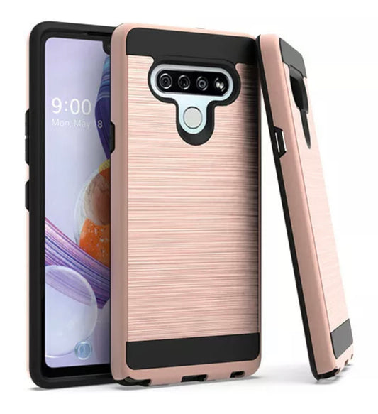 LG Stylo 6 Brushed Hybrid Case