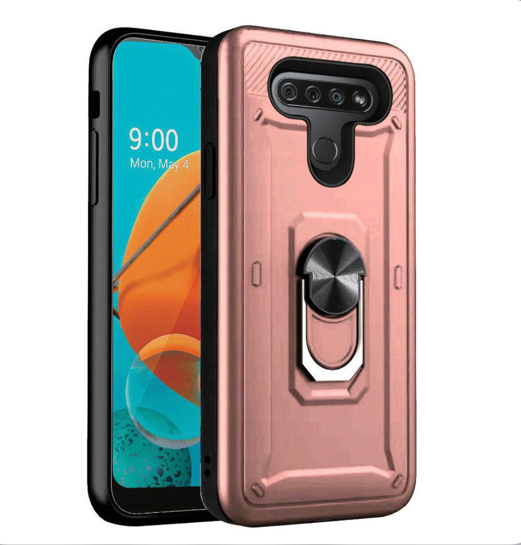 LG Stylo 6 Magnetic Ring Stand Case