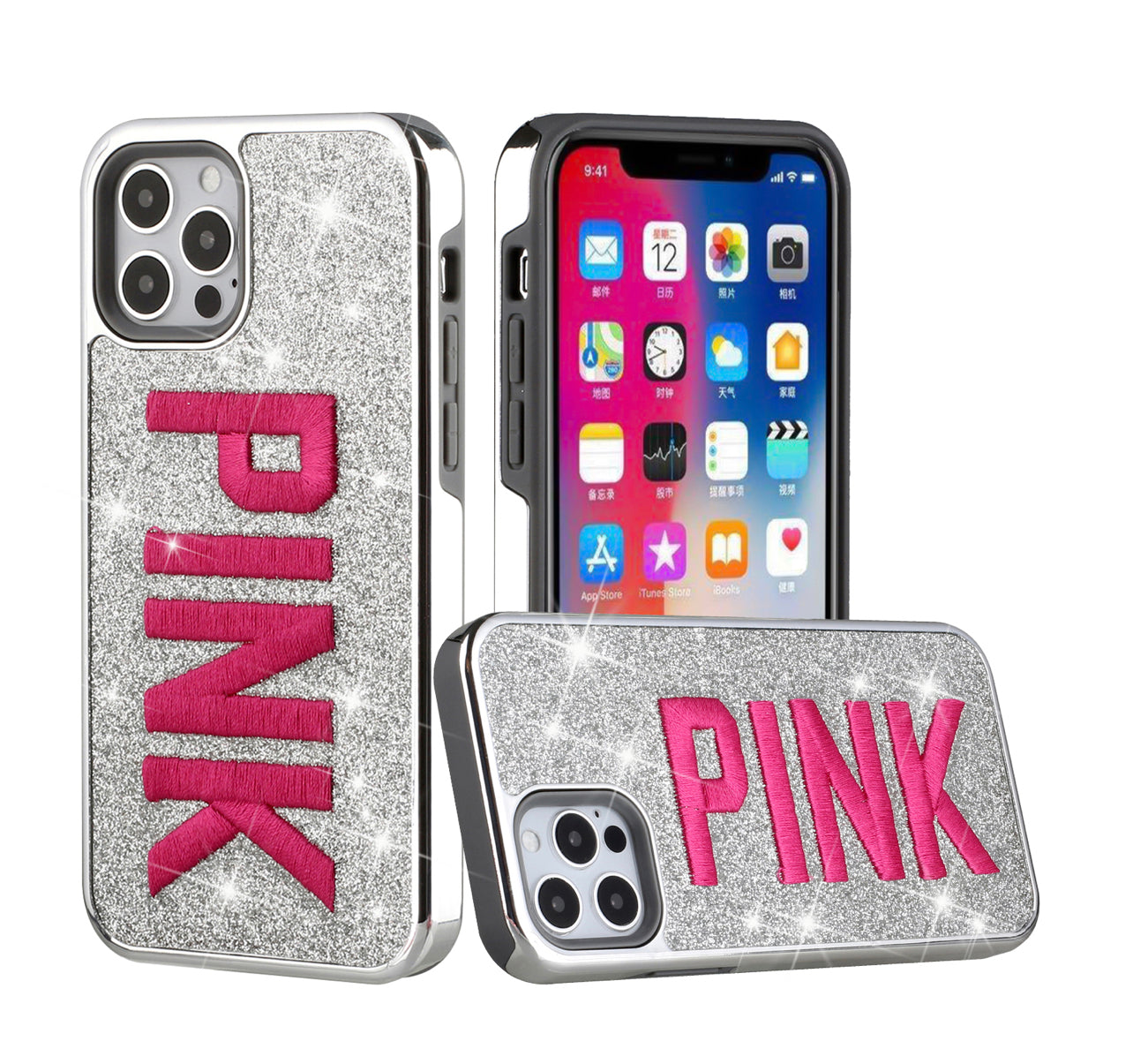 iPhone 12/Pro Bling Glitter Case