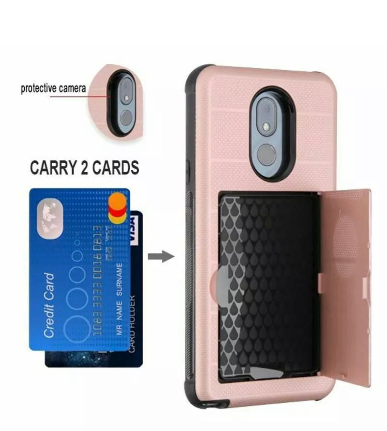 LG Stylo 5 Premium Card Slot Case