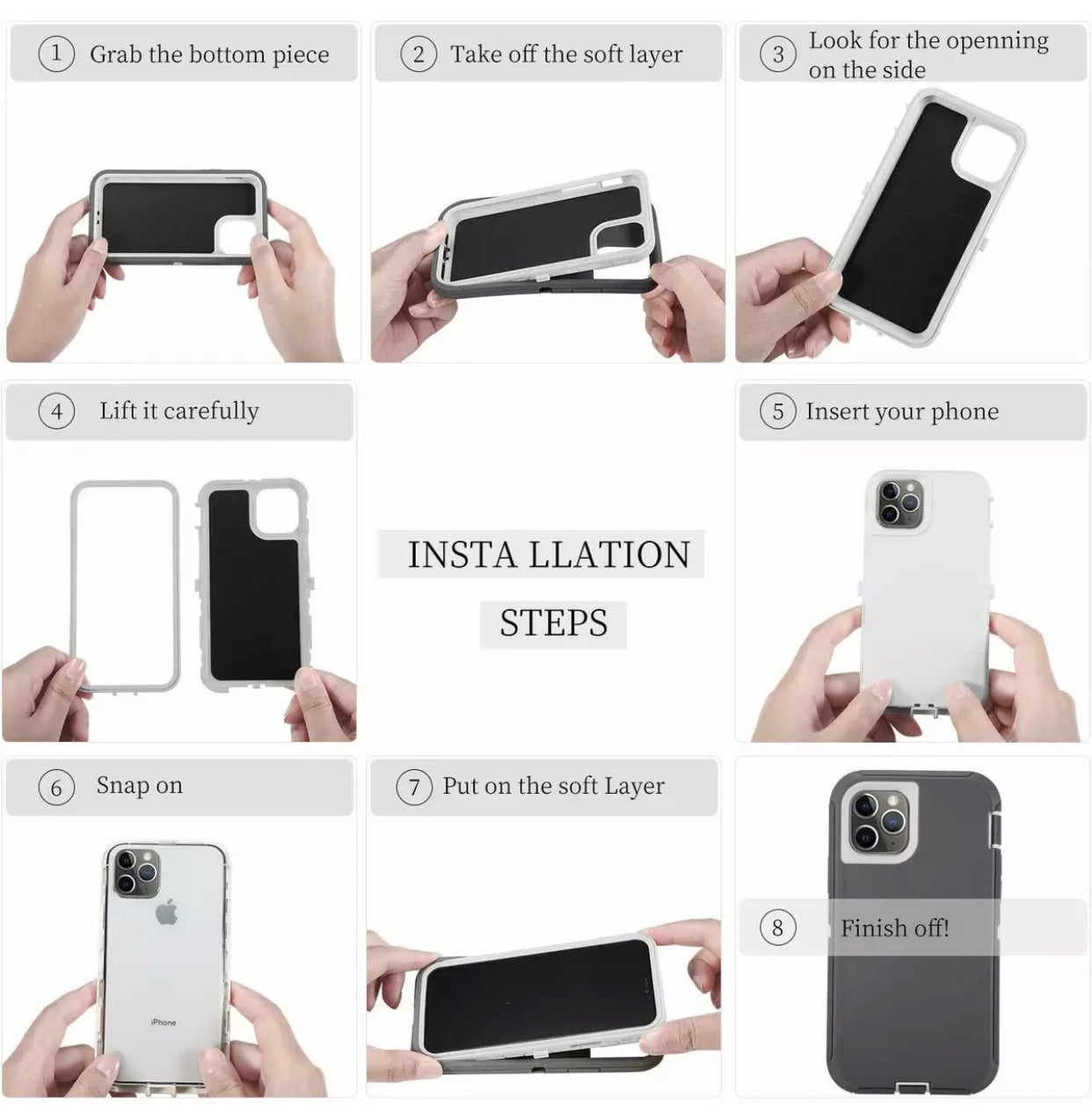 iPhone 12/Pro (6.1) Heavy Duty Case