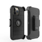 Apple iPhone 14 PLUS 3in1 Combo Holster Cover Case - Black