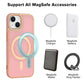 For Apple iPhone 14 TPU Impact Rugged MagSafe Cover Case w/Gold Bumper