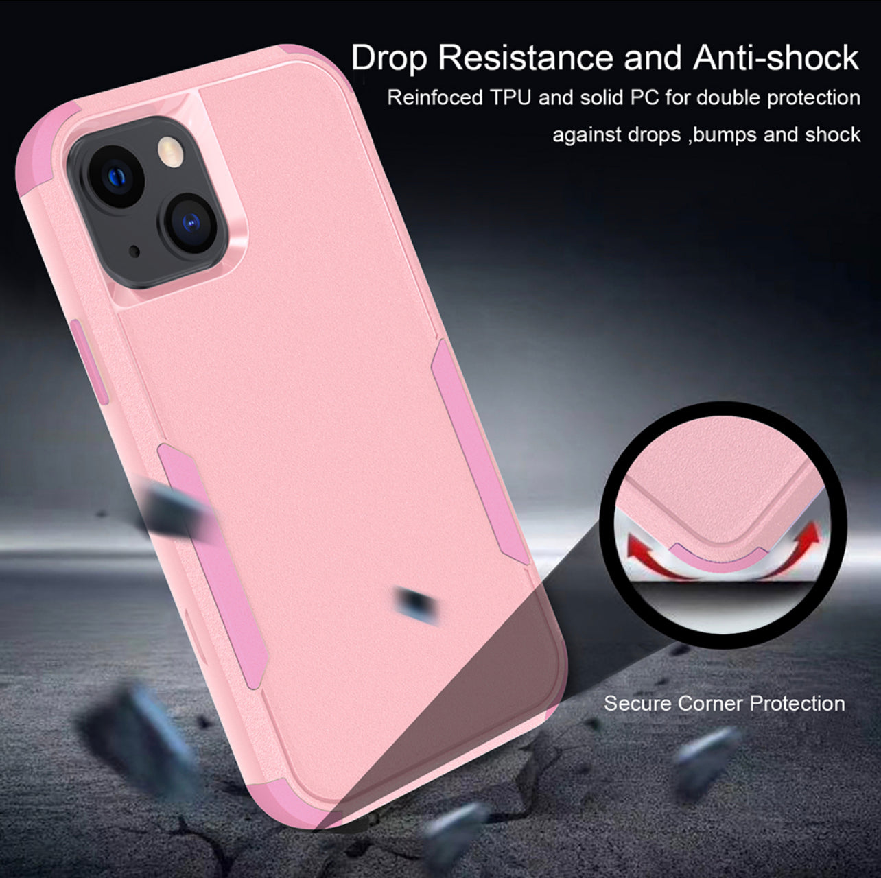 iPhone 13 (6.1) Heavy Duty Hybrid Case