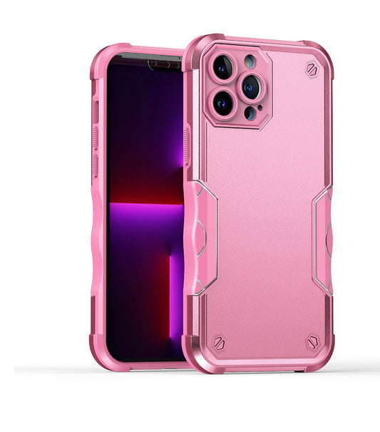 iPhone 14 PRO 6.1" Exquisite Tough Shockproof Hybrid Case Cover - Pink