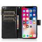 Samsung S23 Ultra Luxury Wallet Card ID Zipper Money Holder Case Cover