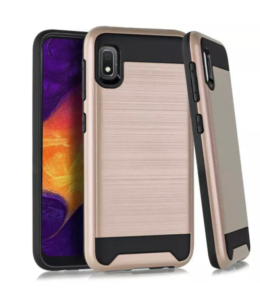 Samsung Galaxy A10E Metallic Hybrid Case