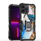 iPhone 14 PRO 6.1" Stellar Hybrid Design Ring Stand Cover