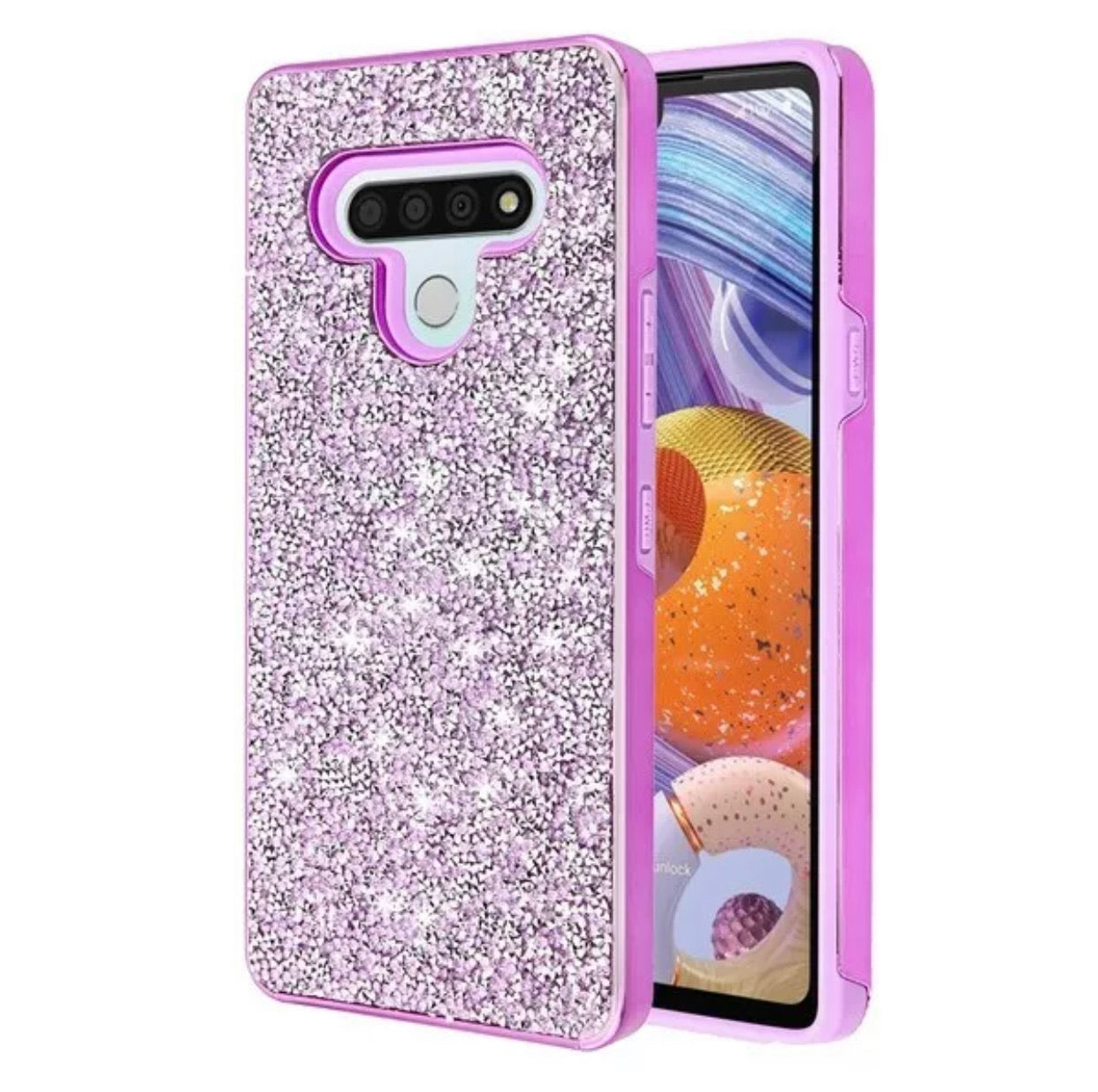 LG Stylo 6 Bling Case- Purple