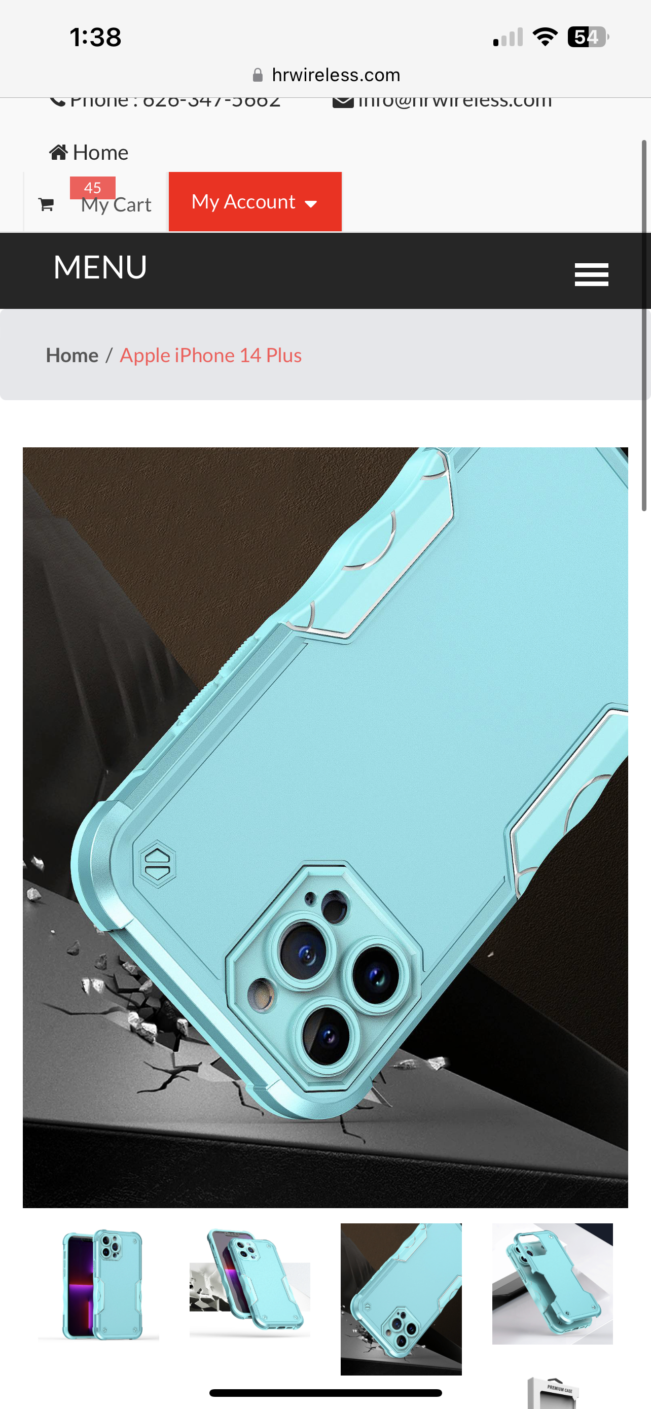 iPhone 14 Plus 6.7" Exquisite Tough Shockproof Hybrid Case Cover