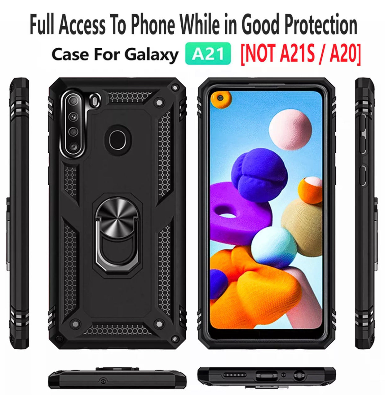 Samsung Galaxy A21 Ring Stand Case