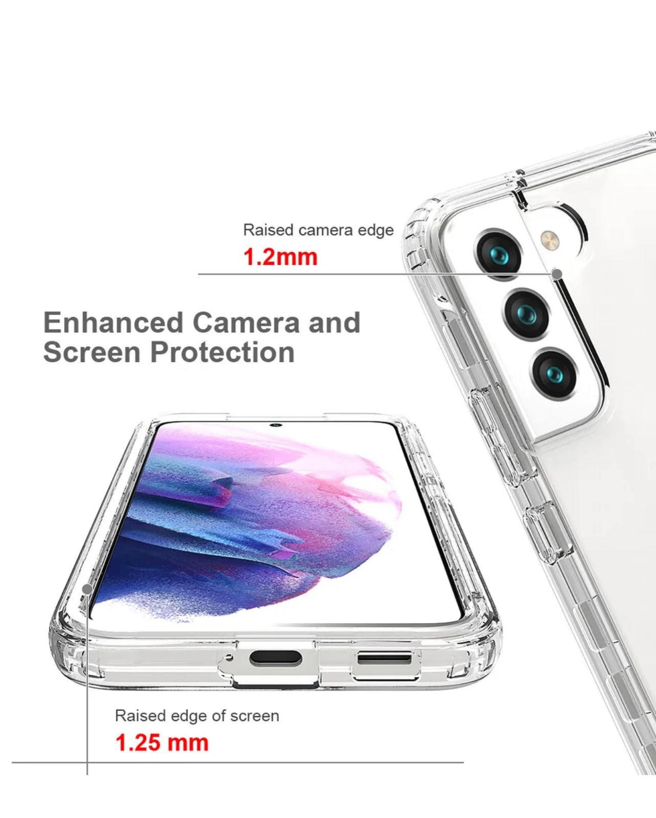 Samsung Galaxy s23 dual layer hybrid shockproof case
