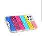 iPhone 13 6.1 Vogue Epoxy Glitter Hybrid Case Cover - Stripes
