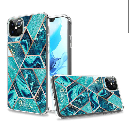 iPhone 13 6.1 Trendy Fashion Design Hybrid Case Cover