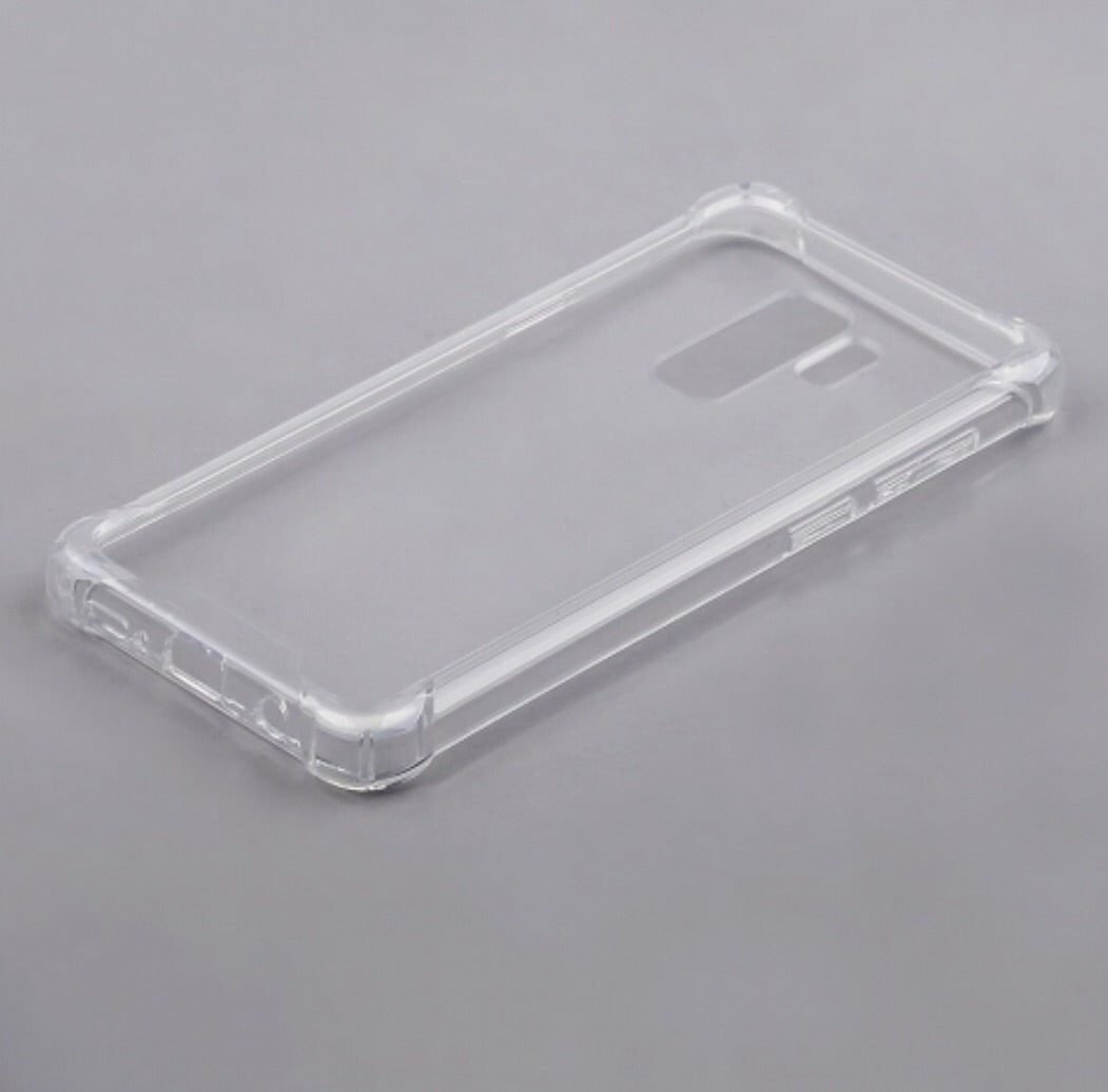 Samsung Galaxy S9 Plus - Clear PC Hard Back with Clear TPU Bumper Case