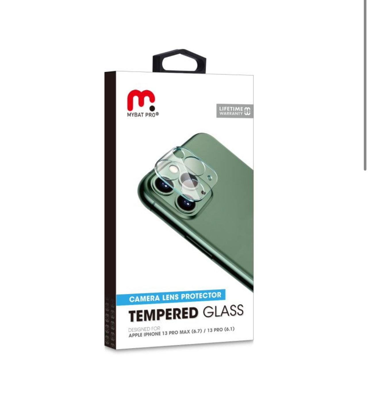 TEMPERED GLASS LENS PROTECTOR (2.5D) FOR APPLE IPHOJE 13 Pro/Pro Max