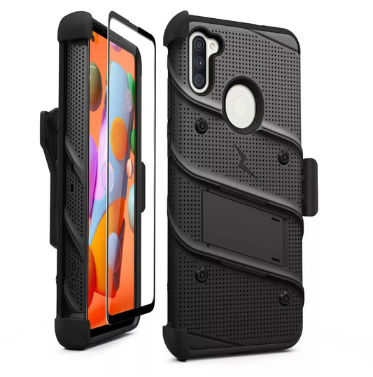 Samsung Galaxy A11 Zizo Premium Case W/ Glass