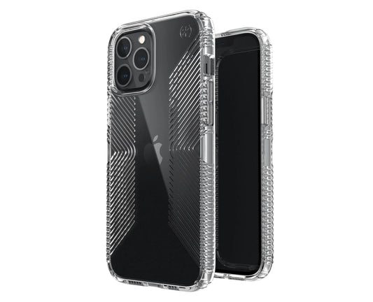iPhone 12/Pro Perfect-Clear With Grips Case