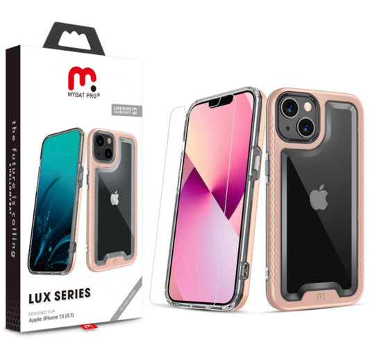 MyBat Pro Lux Series Case for Apple iPhone 13 (6.1)  / iPhone 14 (6.1) - Rose Gold