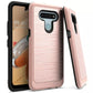 LG K51 Brushed Metallic Hybrid Case