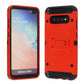 Samsung Galaxy S10 Plus - Red Colored Horizontal Hard Back Kickstand Case