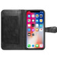 iPhone 14 PRO 6.1" Premium Wallet MultiCard Holder Money Zipper With Magnetic Flap - Black