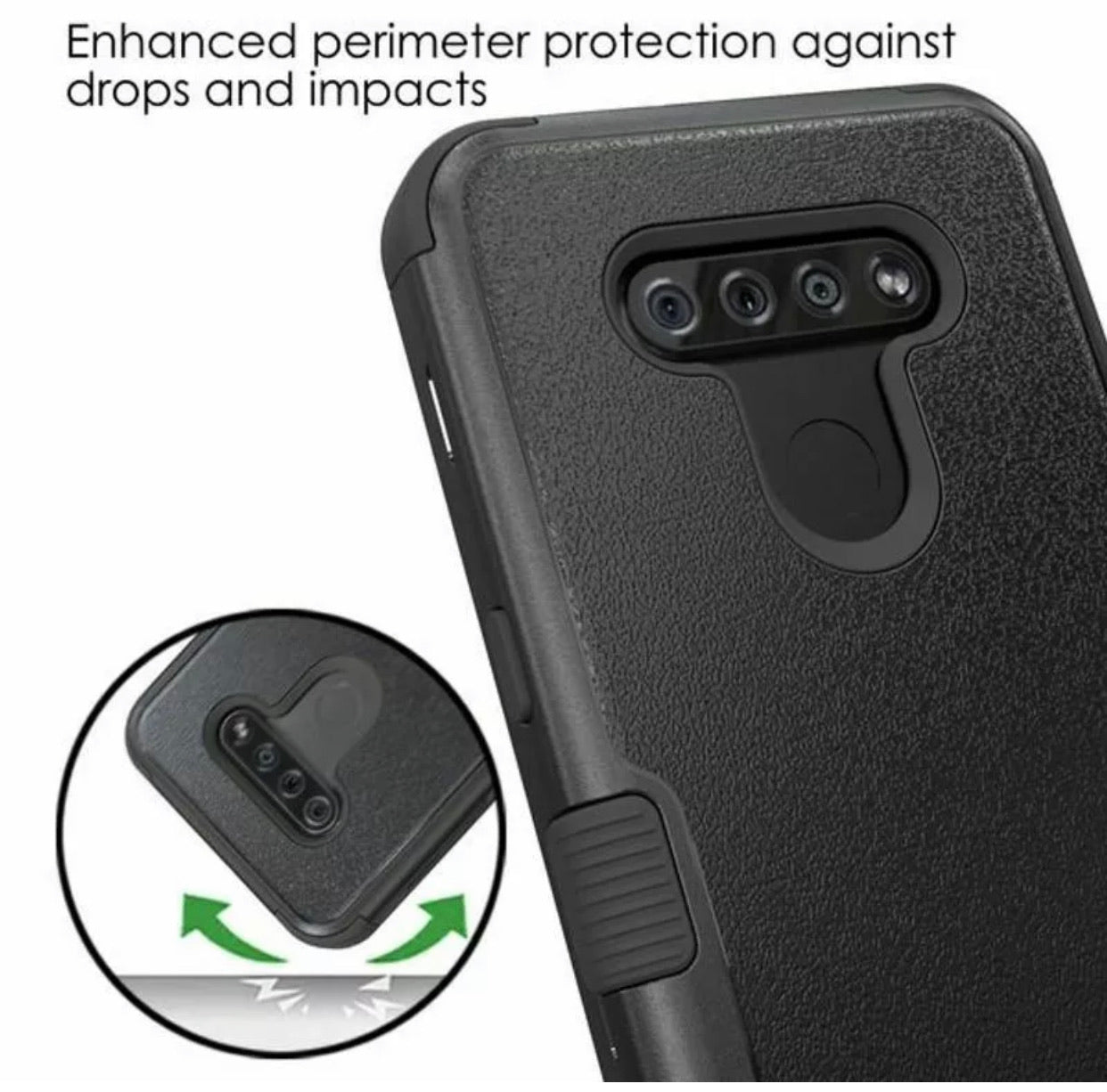 LG K51 Premium Dual Layered Case