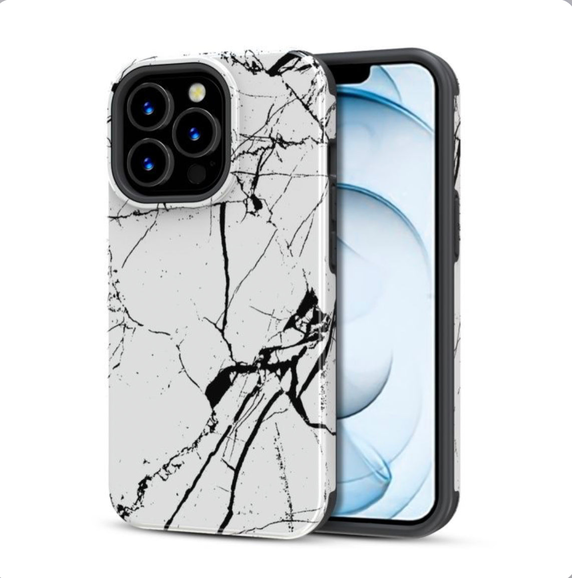 PRO FUSE MAGNETIC SERIES CASE FOR APPLE IPHONE 13 PRO (6.1) - CRACKED MARBLE