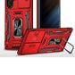 Samsung S23 Plus Ultra 5G Magnetic Ring Stand Camera Slide Case Cover