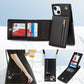 Suspend Wallet Cover (with Lanyard) for Apple iPhone 13 (6.1) - Black