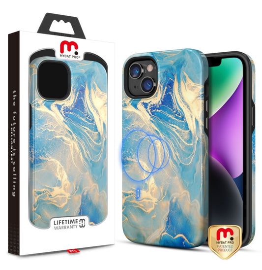 MyBat Pro Fuse Series MagSafe Case for Apple iPhone 14 (6.1) - Ocean Marble
