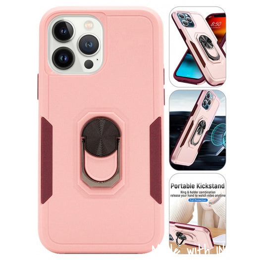 Kickstand fully protected heavy-duty shockproof case for iPhone 13 Pro