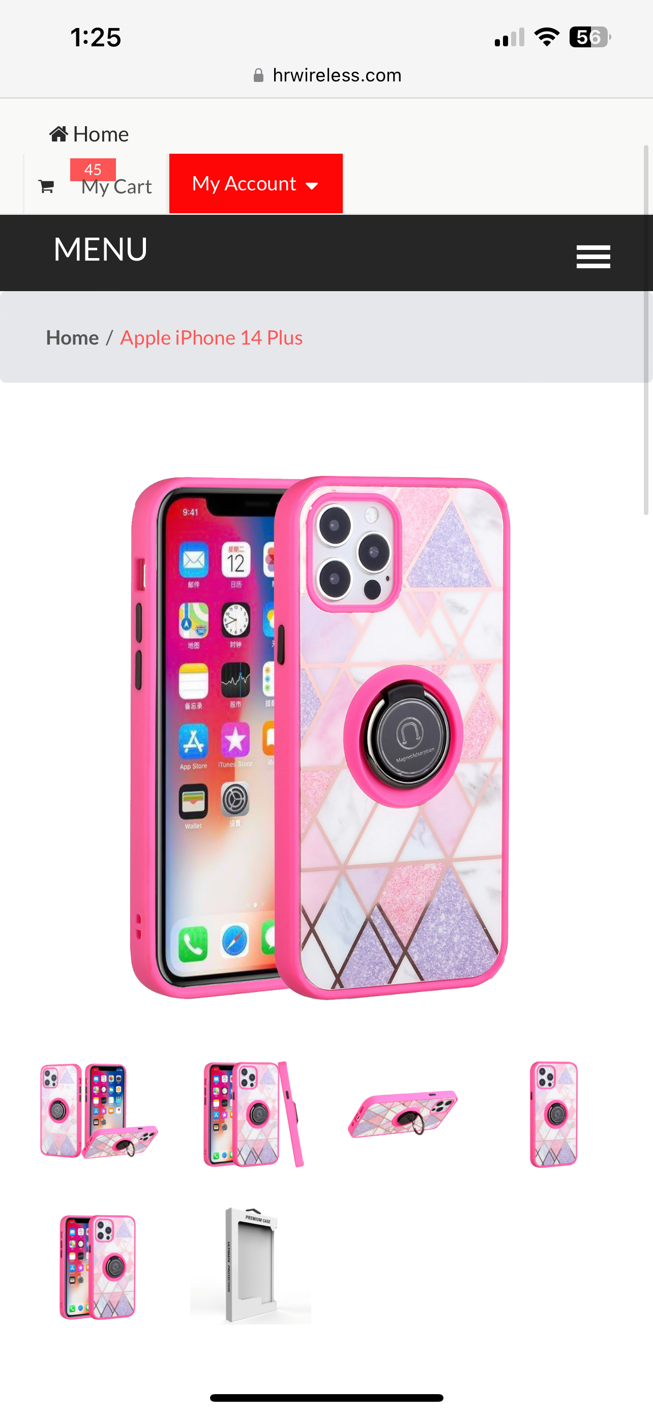 iPhone 14 Plus Magnetic Kickstand Case