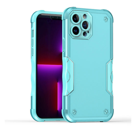 iPhone 14 6.1" Exquisite Tough Shockproof Hybrid Case Cover - Teal