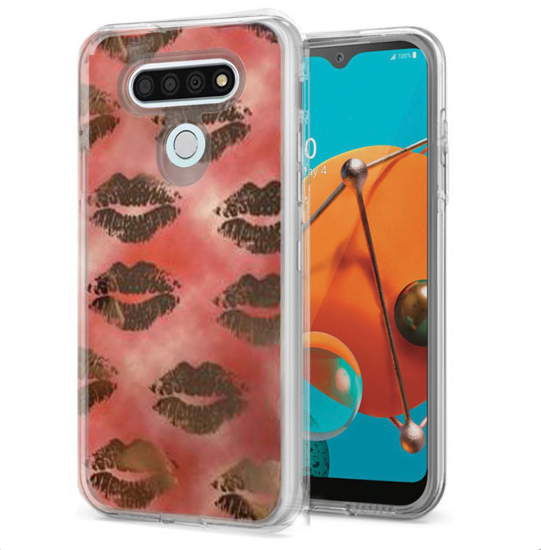 LG K51 Kisses Hybrid Case