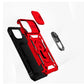 iPhone 14 PRO MAX 6.7" Magnetic  Ring Stand Camera Protective Cover Case - Red
