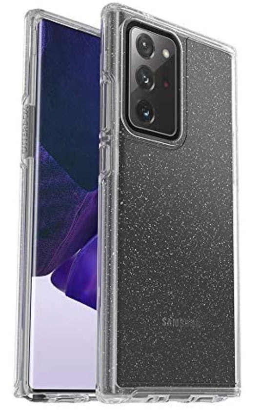 OtterBox Symmetry Clear Series Case for Galaxy Note20 Ultra 5G - Stardust (Silver Flake/Clear