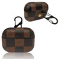 Airpods (3rd generation) Plaid Brown checkered case