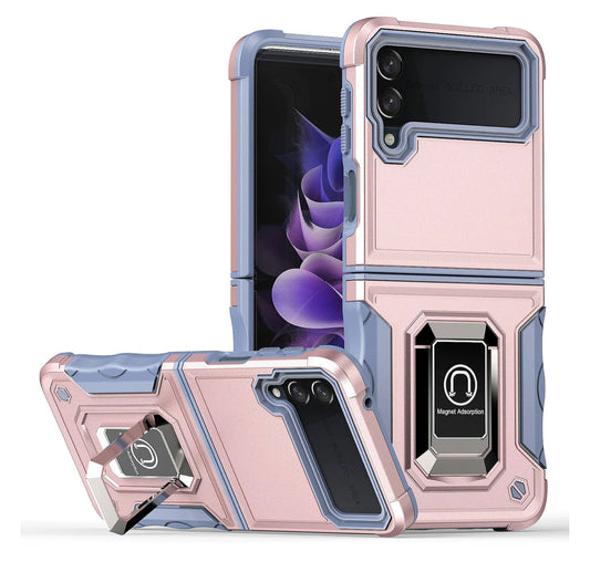 Galaxy Z Flip3 Magnetic Ring Stand Hybrid Case