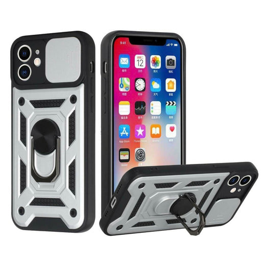 iPhone 13 Pro Max Ring Stand Case W/ Camera Cover