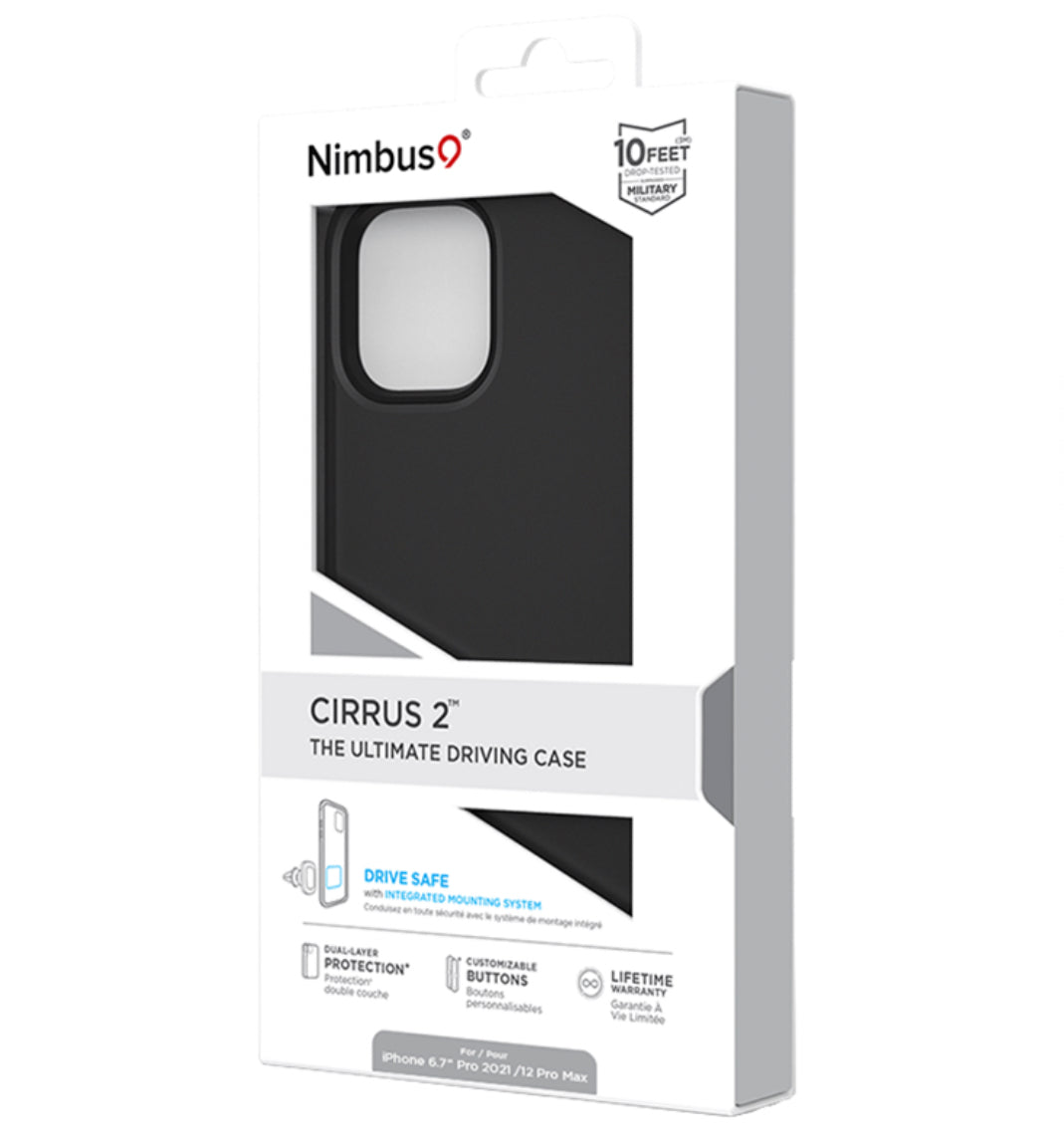 NIMBUS9 CIRRUS 2 CASE FOR APPLE IPHONE 13 PRO MAX (6.7) - BLACK