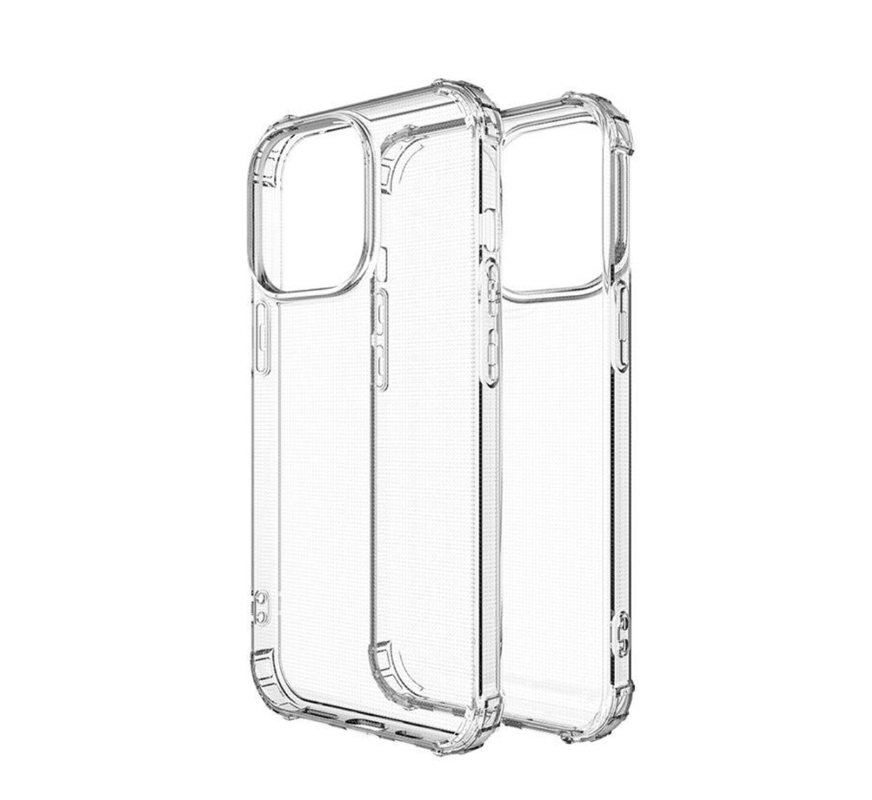 iPhone 14 Plus 6.7" Shockproof Transparent Thick TPU Case Cover