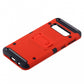 Samsung Galaxy S10 - Red Colored Horizontal Hard Back Kickstand Case