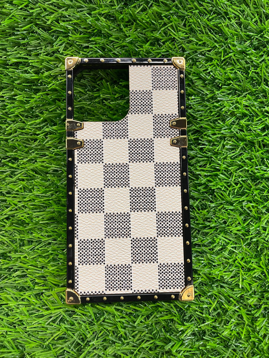 iPhone 13 Pro Max Checkered Hybrid Case