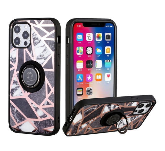 iPhone 14 PRO 6.1" Magnetic Ring Stand Cover
