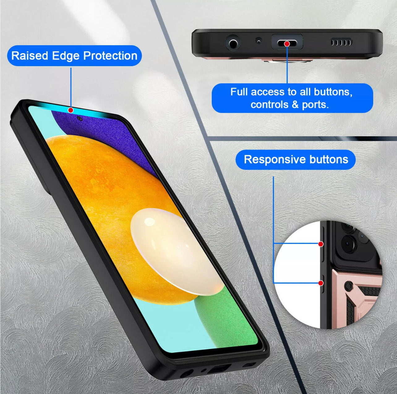 Samsung Galaxy A32 Ring Holder Case