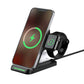 LAX Wireless Charging Stand - 3 in 1 Wireless Charger Fast Charging Dock Station