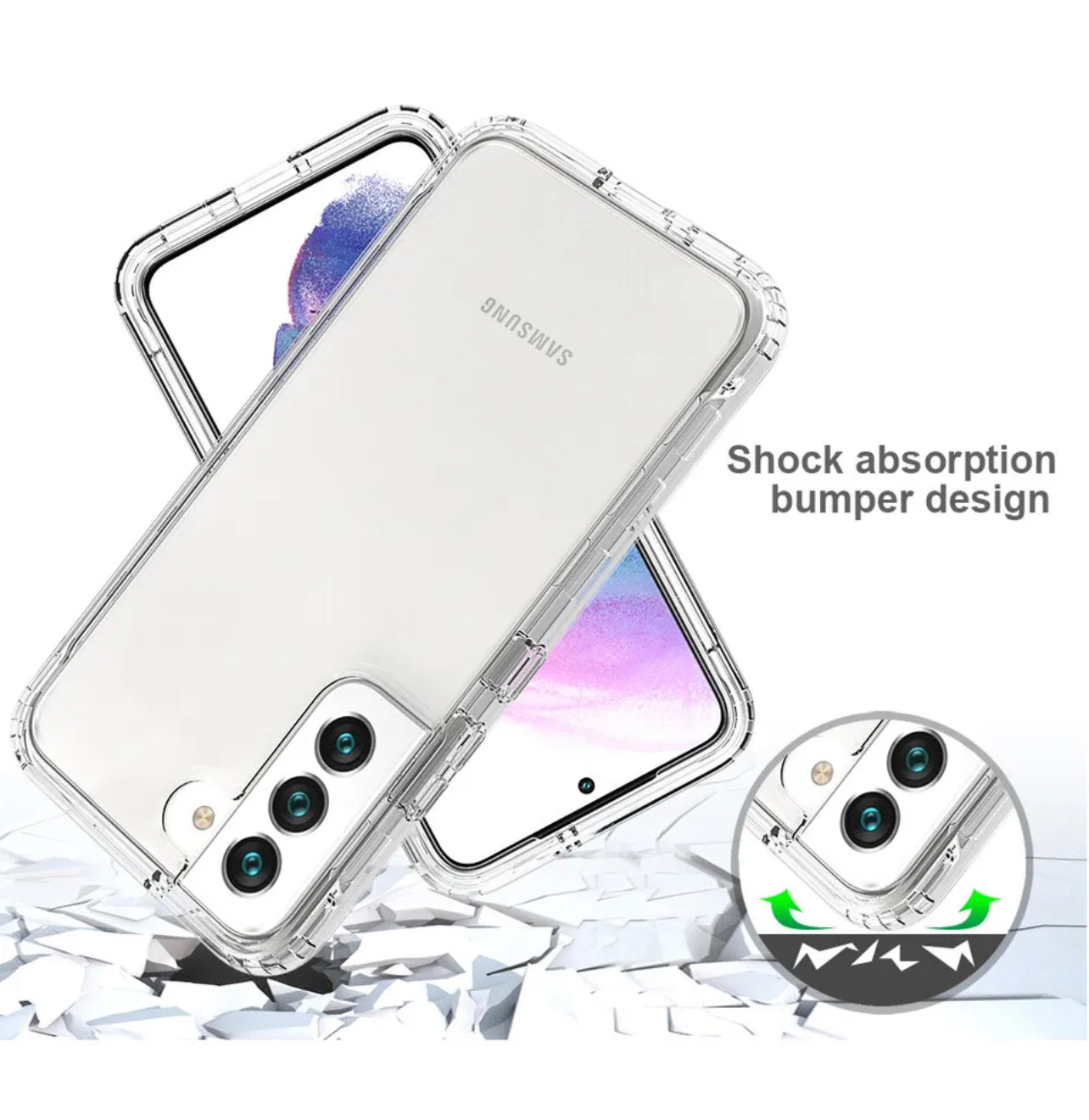 Samsung Galaxy s23 dual layer hybrid shockproof case