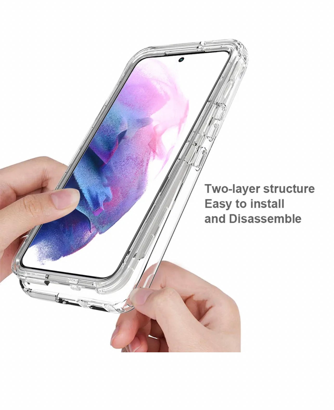 Samsung Galaxy s23 dual layer hybrid shockproof case