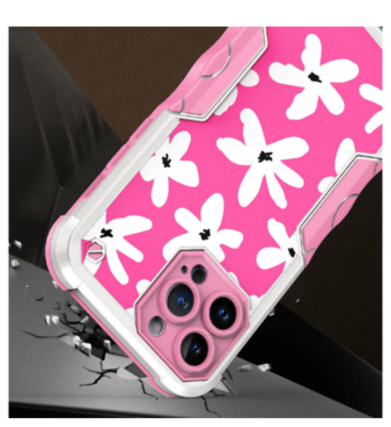 iPhone 14 6.1" Attractive Design Shockproof Hybrid Case Cover